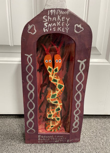 Shakey Snaky Wiskey  Bottle - 3-D construction by Tubby Brown...WAS $425...NOW $325