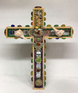 COLORFUL CROSS   w/ shells - Dated 2006