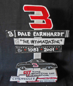 Dale Earnhardt - #3 - Nascar Champ Tribute Signpost