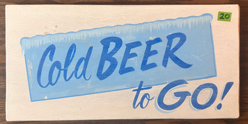 COLD BEER SIGN - SPECIAL PRICE
