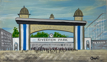 RIVERVIEW PARK CHICAGO ENTRANCE by OTTO
