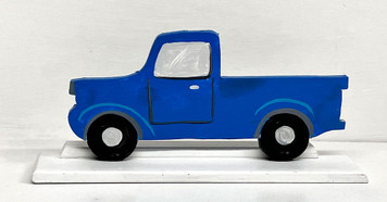 BLUE PICKUP TRUCK by EDDIE ARMSTRONG-