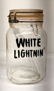 WHITE LIGHTNING in a JAR -