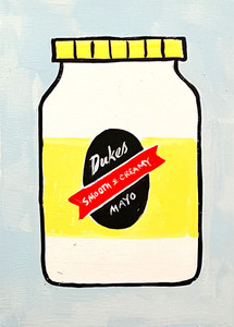DUKES MAYO JAR SIGN by Eddie Armstrong