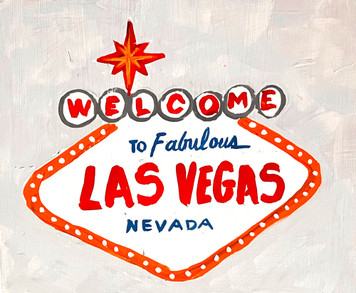 FAMOUS LAS VEGAS SIGN by Eddie Armstrong