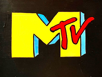 M-TV COLORFUL LOGO  8x10" by Eddie Armstrong