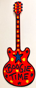 BOOGIE TIME GUITAR Wood Cutout by BEBO (#17)