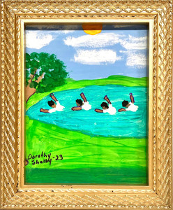 FOUR BOYS SWIMMING. (#2) bu Dorothy Shelby