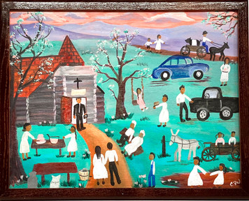 ST JUDES --  BEAUTIFUL PAINTING by Connie Wallace