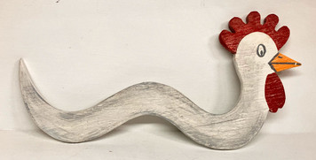 CHICKEN SNAKE CUTOUT -- 16" Long