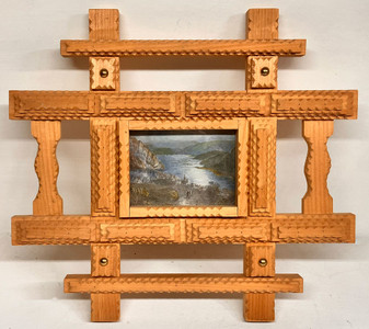 FANCY TRAMP ART FRAME - by Geo G Borum (1913-2012)