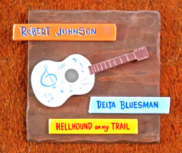 Robert Johnson Wall Plaque -- by George Borum