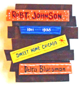 Robt Johnson Wall Plaque -- by George Borum