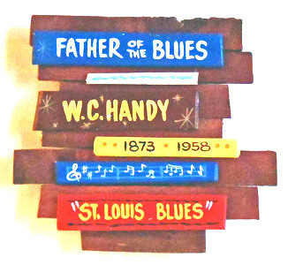 W C HANDY FATHER of The BLUES - WALL PLAQUE