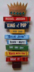 Michael Jackson - King of Pop - Wall Hanging - by George Borum