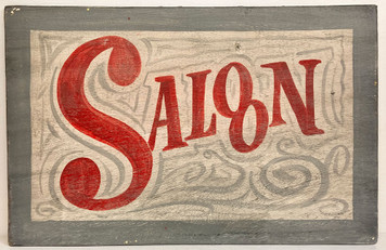 SALOON OLD TIME SIGN  #6 - 10.5"  x 16.5"