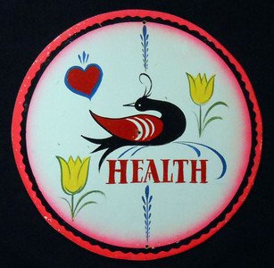 "HEALTH" Pa Dutch Style HEX SIGN by Geo G Borum