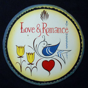 "LOVE & ROMANCE" PA DUTCH STYLE HEX SIGN by Geo G Borum