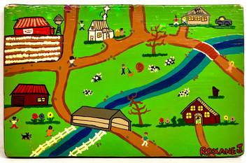 COUNTRY ROADS - SMALL TOWN -  (#3) by Roxane J