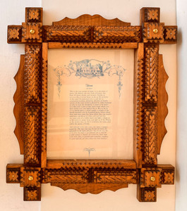 TRAMP ARTS PICTURE FRAME - MASTERPIECE!!! - by Geo G Borum