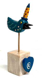 TURQUOISE BIRD - Another Wonderful  Mini Creation  by Willard J -