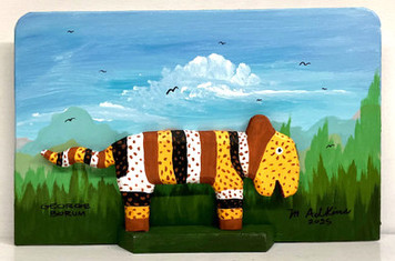 TIGER CARVING on Display (20-TG) by Minnie & George