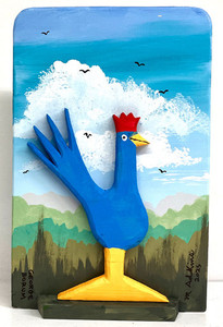 BIG BLUE ROOSTER (BBR-28) by Minnie & George
