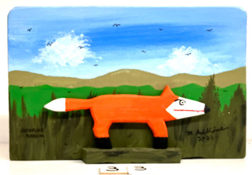 FOX CARVING on DISPLAY (F-33)