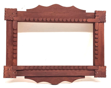 TRAMP ART PIX FRAME  (9-J) by Geo G Borum