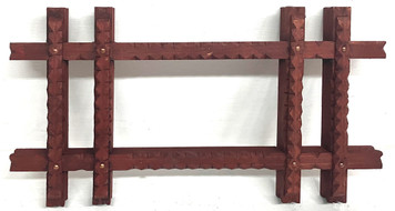 TRAMP ART FRAME (6-J) by Geo G Borum