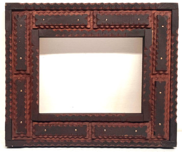 TRAMP ART FRAME (5-J) by Geo G Borum