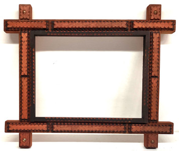 TRAMP ART PIX FRAME (J-12) by Geo G Borum