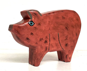 BIG - PIG CARVING (#8) by Joann Butts