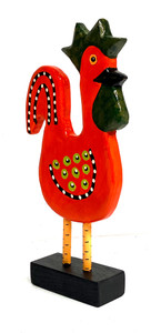 COLORFUL ROOSTER -m Foot Tall  (#17) by Joann Butts