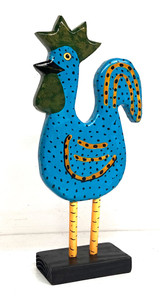 COLORFUL ROOSTER - 12" Tall  (18) by Joann Butts