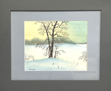 BEAUTIFUL TREE PAINTING - Framed - by  R E Bullington