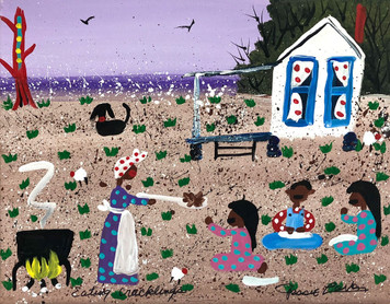 EATING CRACKLINGS - by Jessie Lavon