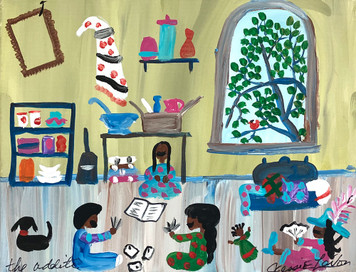 THE ATTIC - MEMORY PAINTING by Jessie Lavon