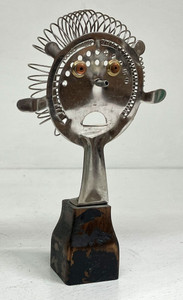 FACE - made with FOUND OBJECTS - by Steve Meadows
