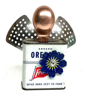 BUTTERFLY made with Vintage French's Oregano Can by Steve Meadows