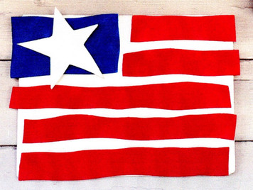 FOLK ART FLAG - Show Your Colors for our 250th Anniversary