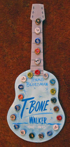 T-Bone Walker Bottle Cap Guitar- WAS $40 - NOW $25