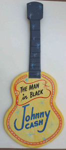 Johnny Cash Bottle Cap Guitar by George Borum WAS $30 - NOW $20