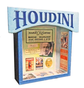 Harry Houdini Shadow Box by George Borum