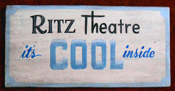 NEW LOW PRICE....COOL - RITZ THEATRE SIGN 