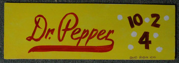 DR PEPPER COLA SIGN by OTTO -