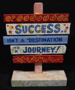 SUCCESS IS A JOURNEY SIGNPOST BY GEORGE BORUM -