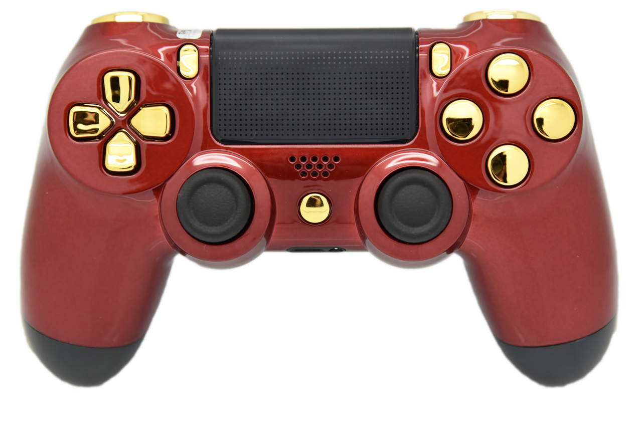 controller ps4 red