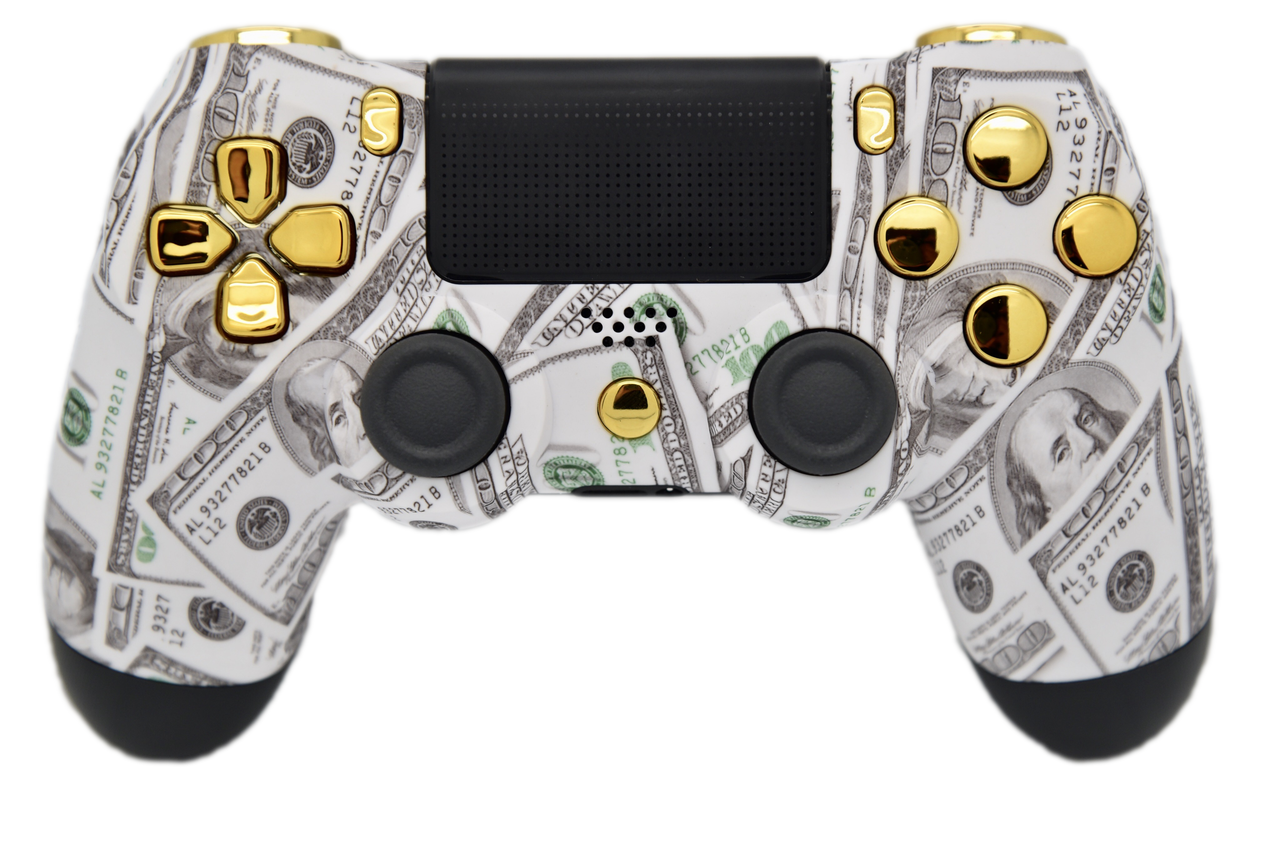 Custom gold ps4 best sale controller