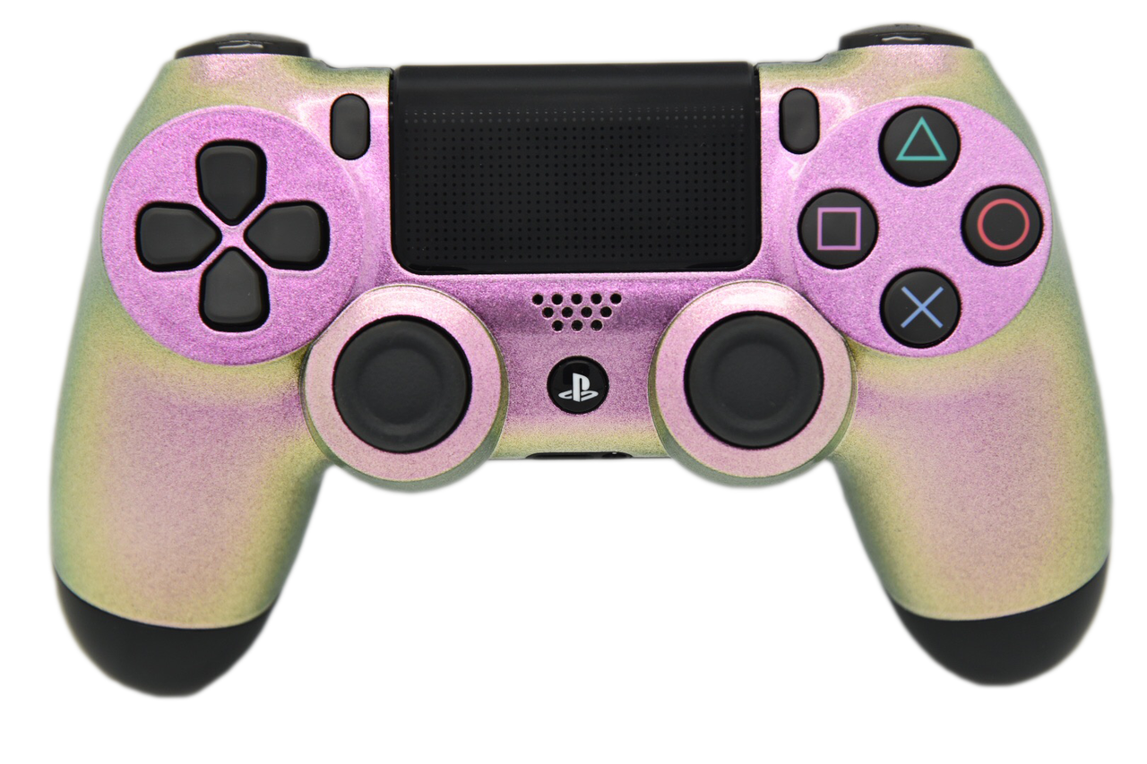 Pink Chameleon PS4 Controller